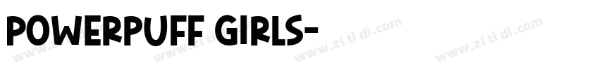 Powerpuff Girls字体转换